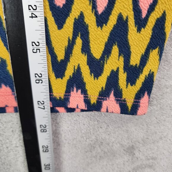 Womens LuLaRoe Pencil Skirt Chevron Pattern Multicolor Size 2XL - Picture 8 of 11